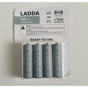 Ladda AA HR6 1.2 V  Rechargeable Batteries 4-Pack AA1900mAh